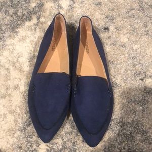 Express Navy Blue Loafers